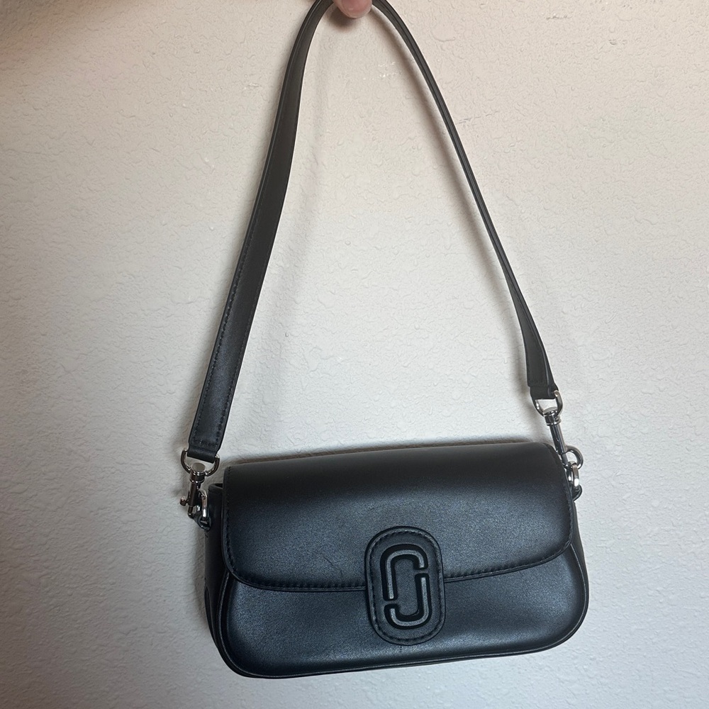 NWOT Marc Joseph Black Leather Shoulder Bag
Never Used!